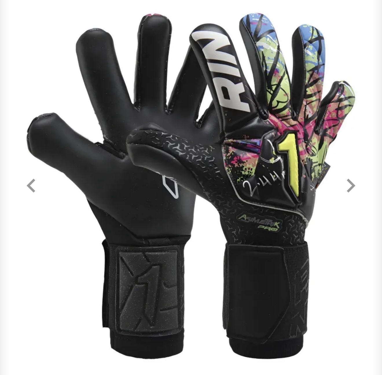 Rinat Asimetrik Pro (Negro/Amarilloverde Rosa)
