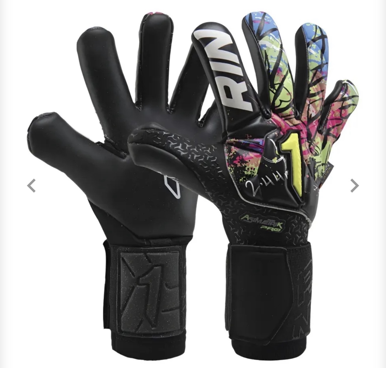 Rinat Asimetrik Pro (Negro/Amarilloverde Rosa)