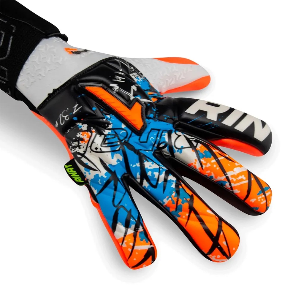 Rinat Guantes De Portero Asimetrik TX Pro (Blanco/Naranja)